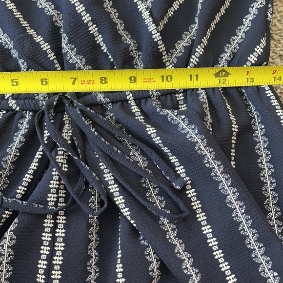 HeArt and Soul Womens Front Tie Walk-Through Romper Size L - Picture 6 of 10